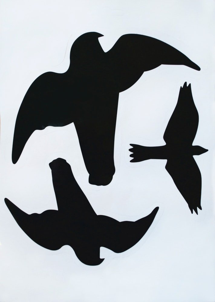 Ryom Fågelklistermärken 6 st