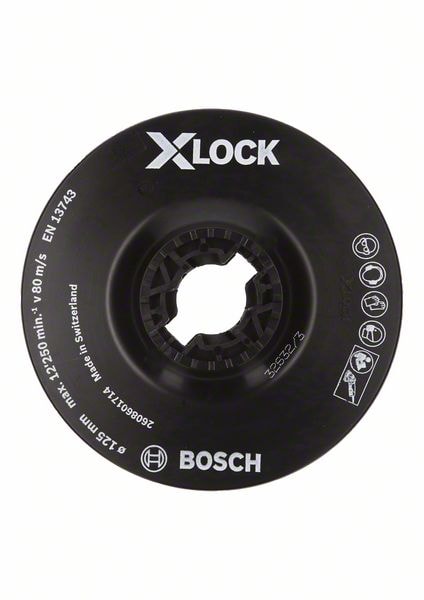 Bosch Stödrondell 125mm X-Lock