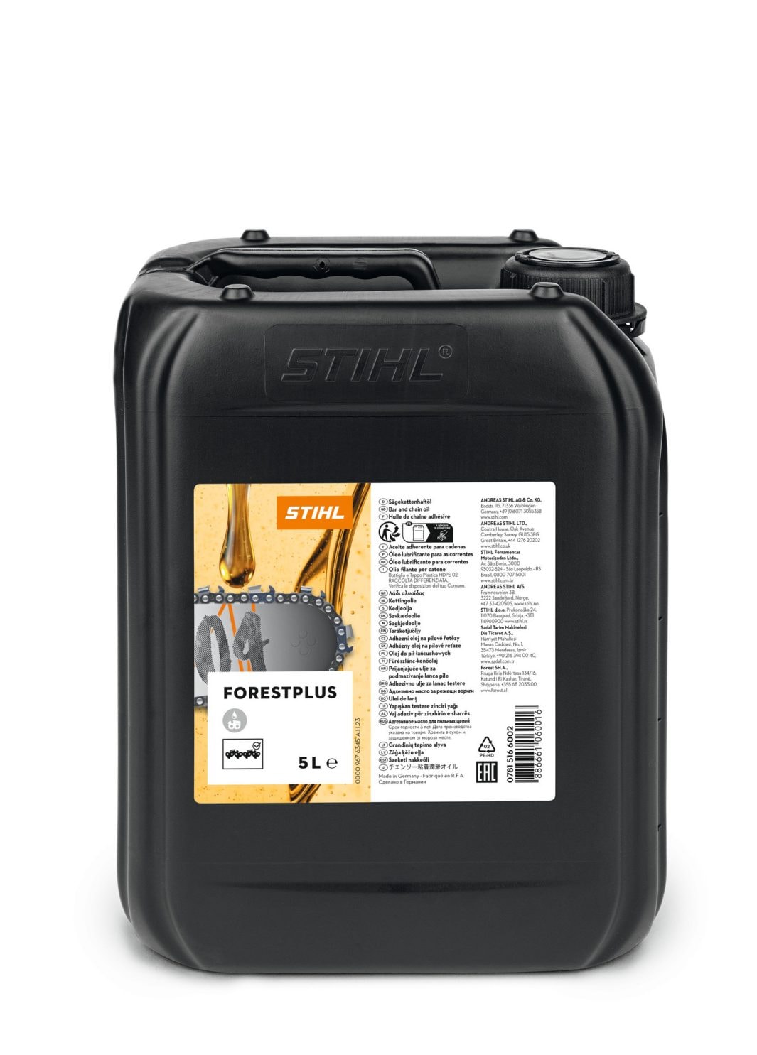 Stihl ForestPlus sågkedjeolja 5L