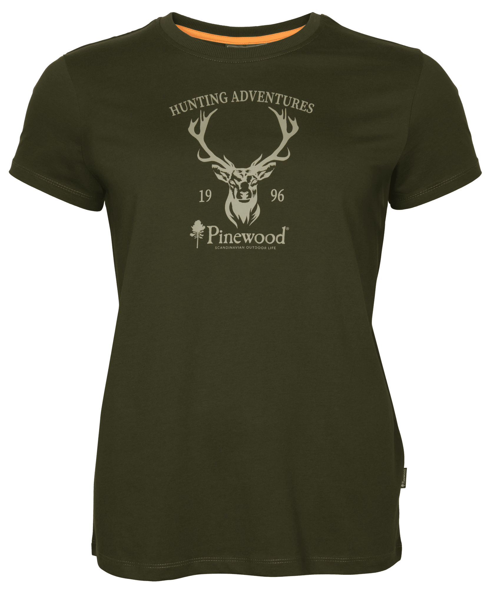 Pinewood Red Deer T-Shirt Dam Green