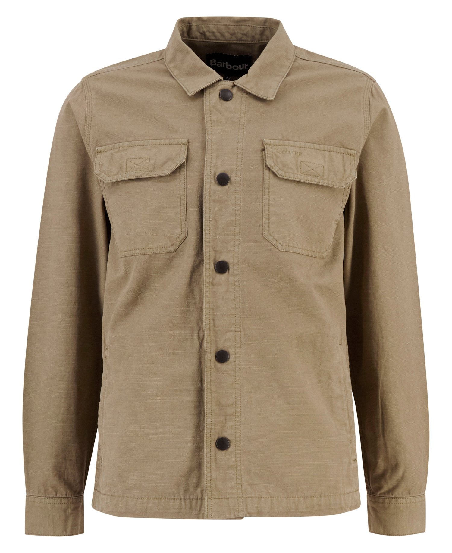 Barbour Draftmen Overshirt Olive Herre