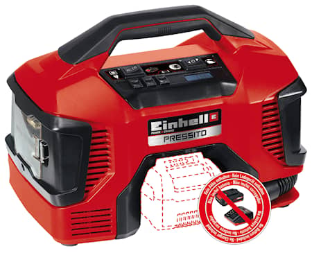 Einhell Pressito Solo Hybridkompressor El- och batteridriven