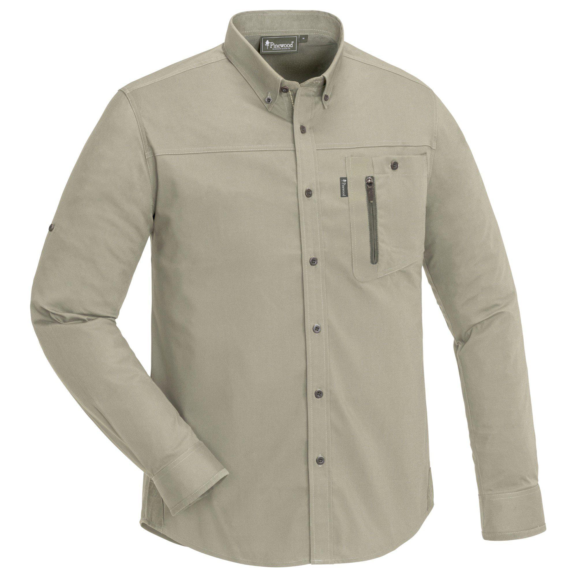 Pinewood Tiveden InsectSafe Skjorta Herr Light Khaki L