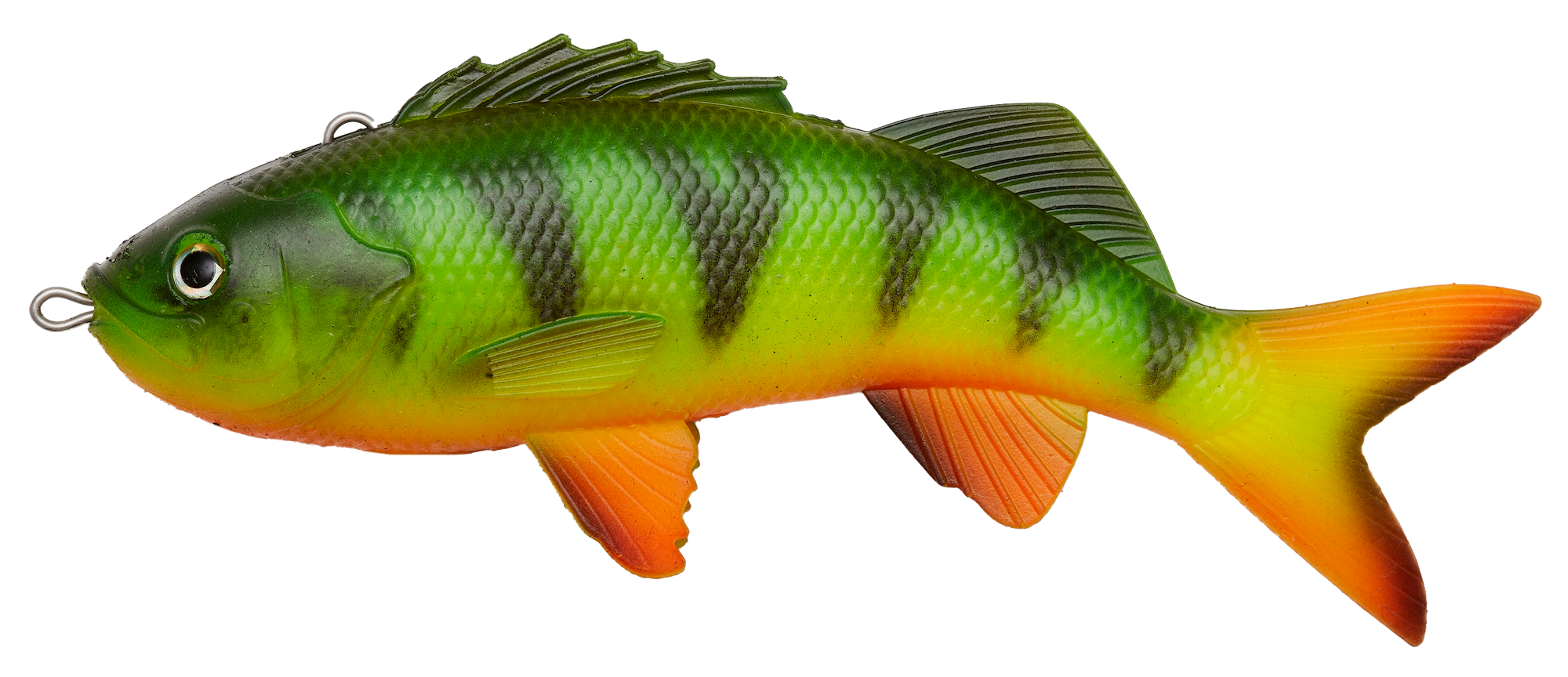 PulzBait Skinz Perch 15cm 2Pcs - Firetiger