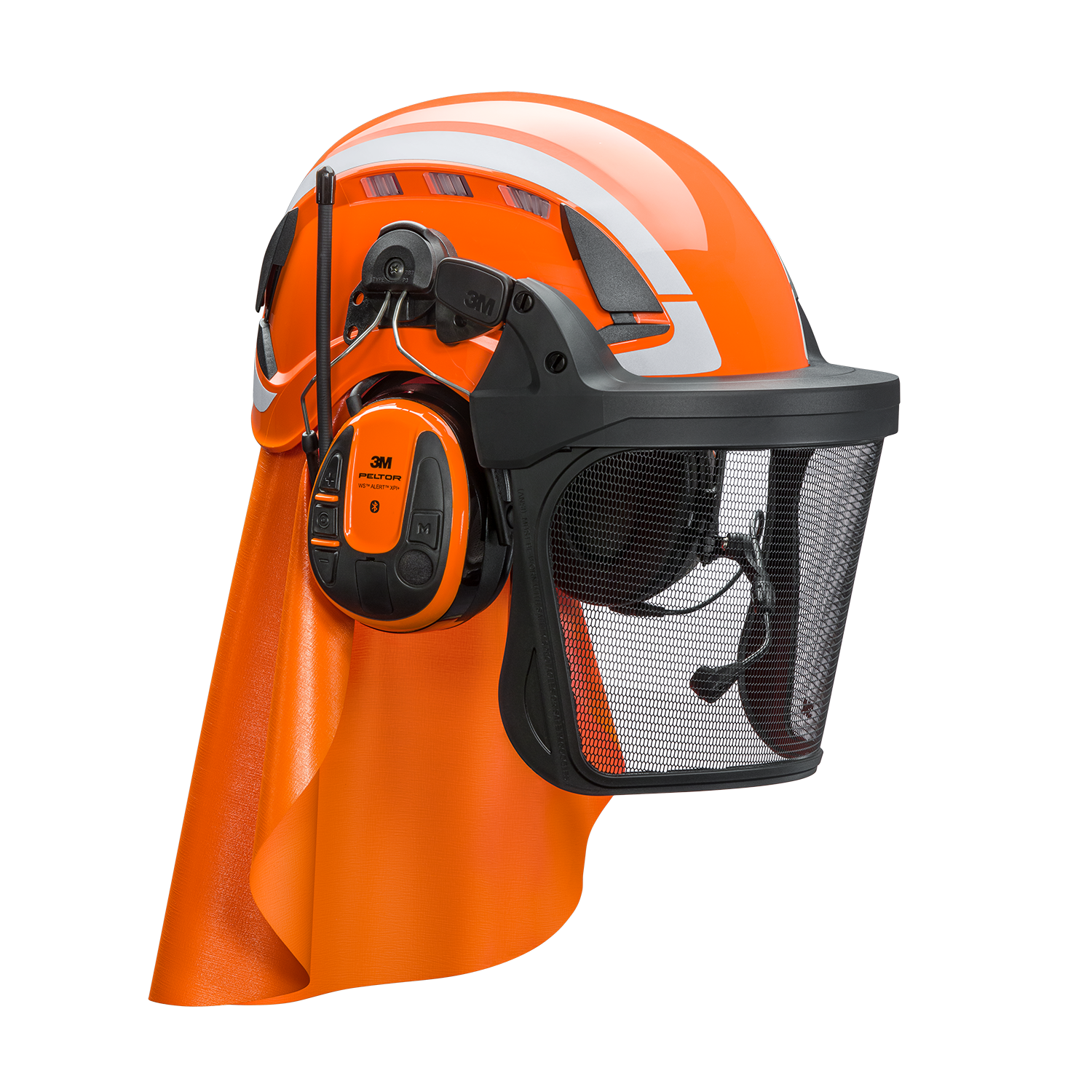 3M Peltor Skogshjälmkombination, SecureFit™ med 3M PELTOR WS ALERT XPI Headset