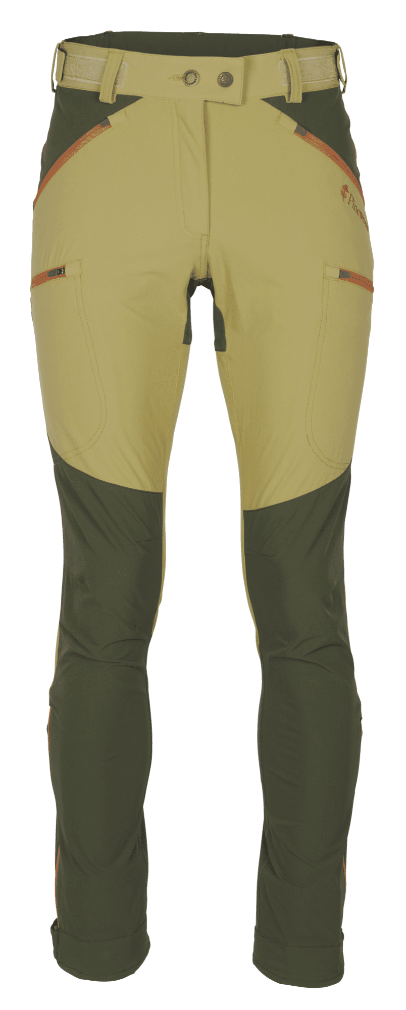 Pinewood Abisko Light Stretchbyxor Dam Golden Hay/Mossgreen