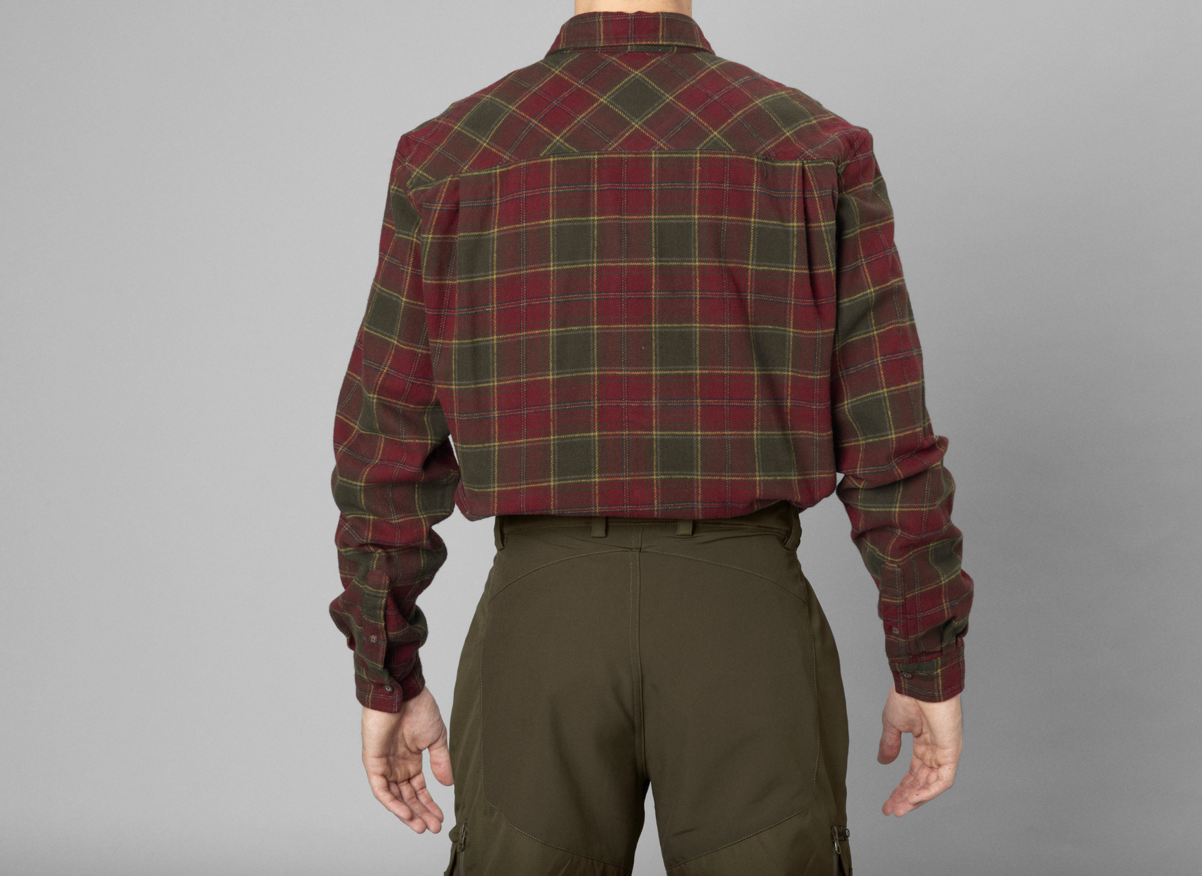 Seeland Glen Flanellskjorta Red forest check 5.jpg