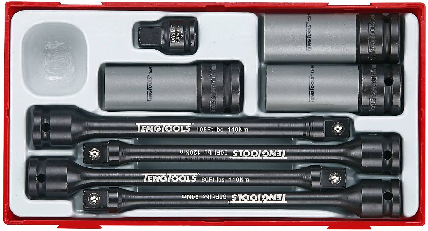 Teng Tools Torsionstavsats TTTS08 8 delar