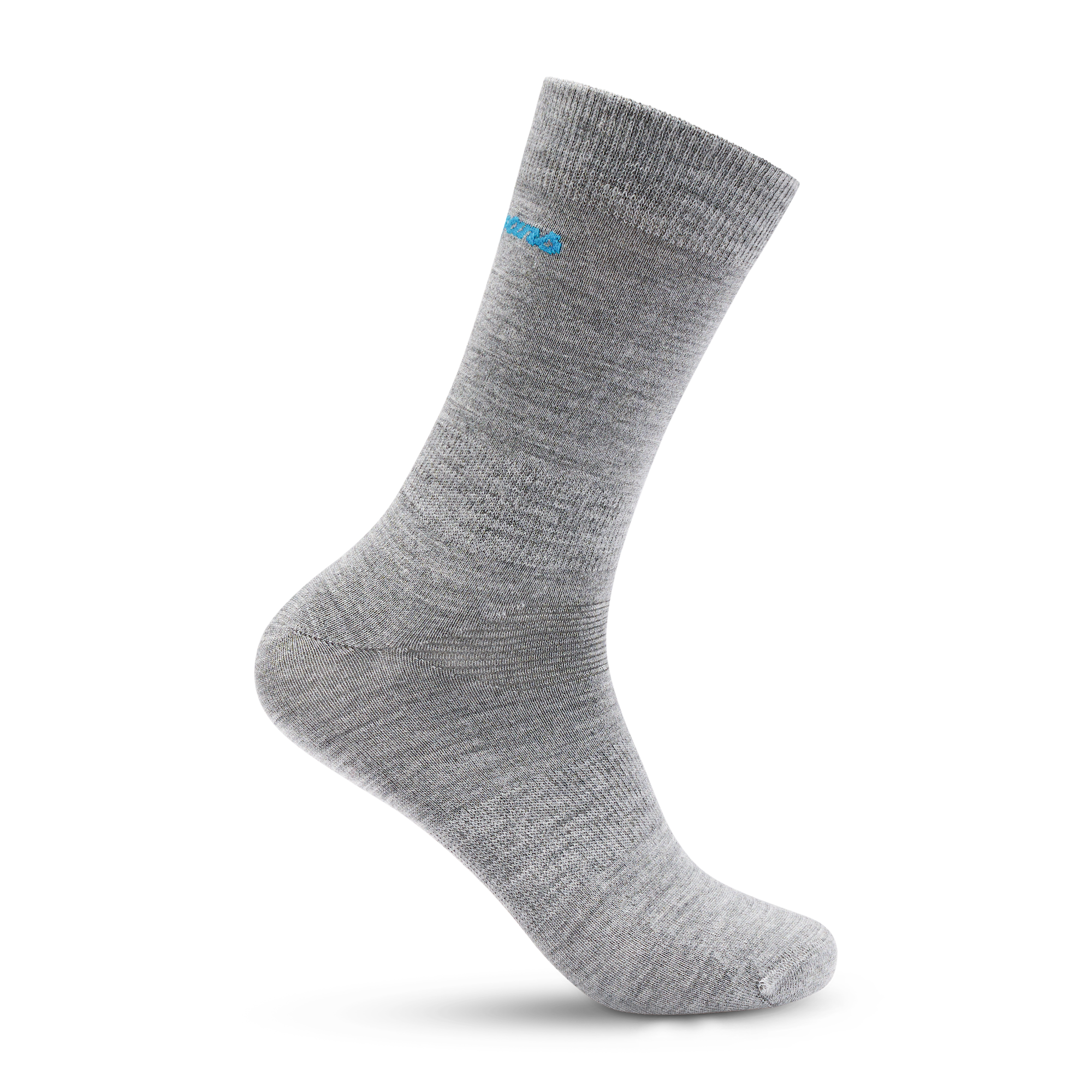 Bergans Allround Light Socka Merinoull Solid Grey/Aqua Lagoon