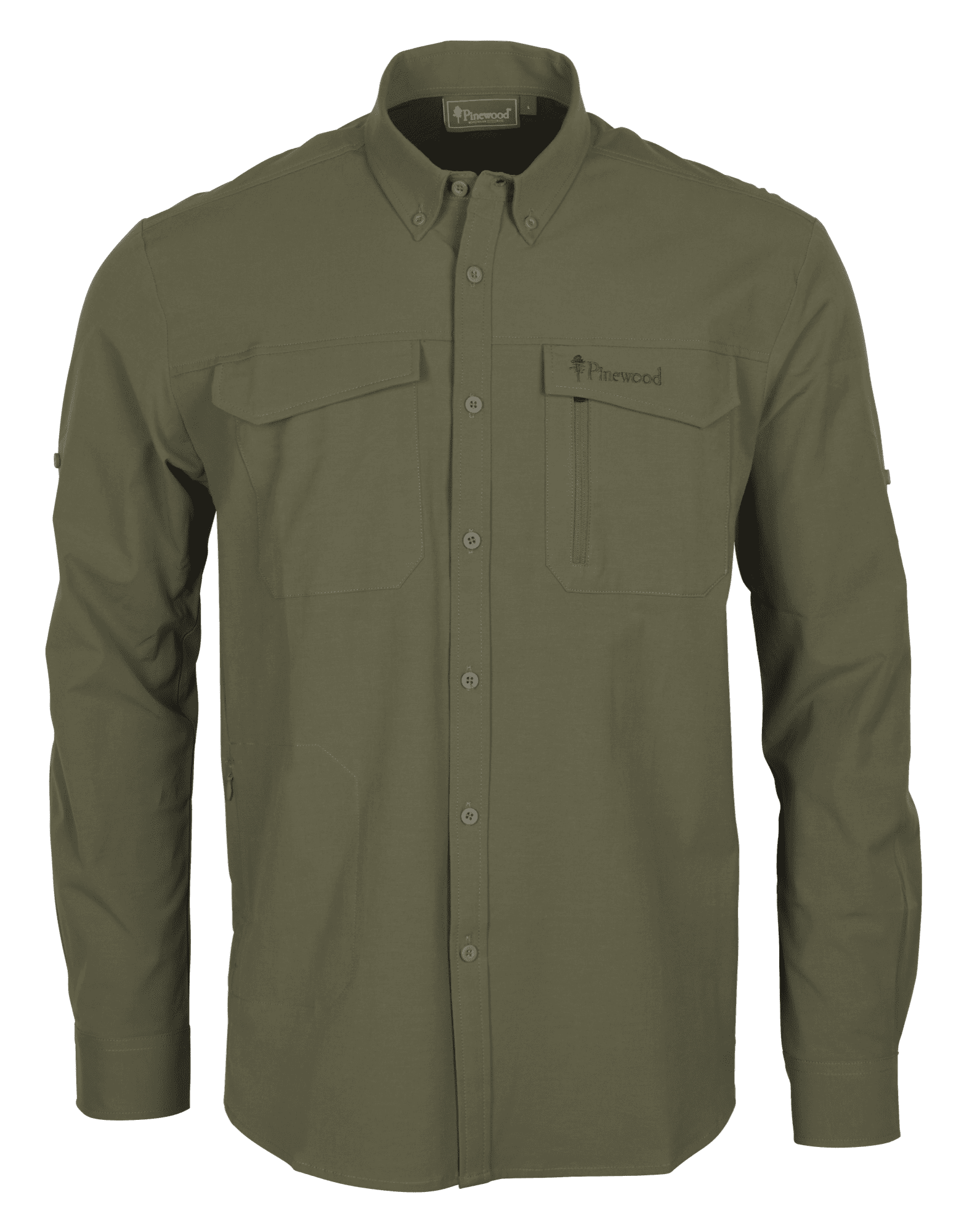 Pinewood Everyday Travel Långarmad Skjorta Herr Green