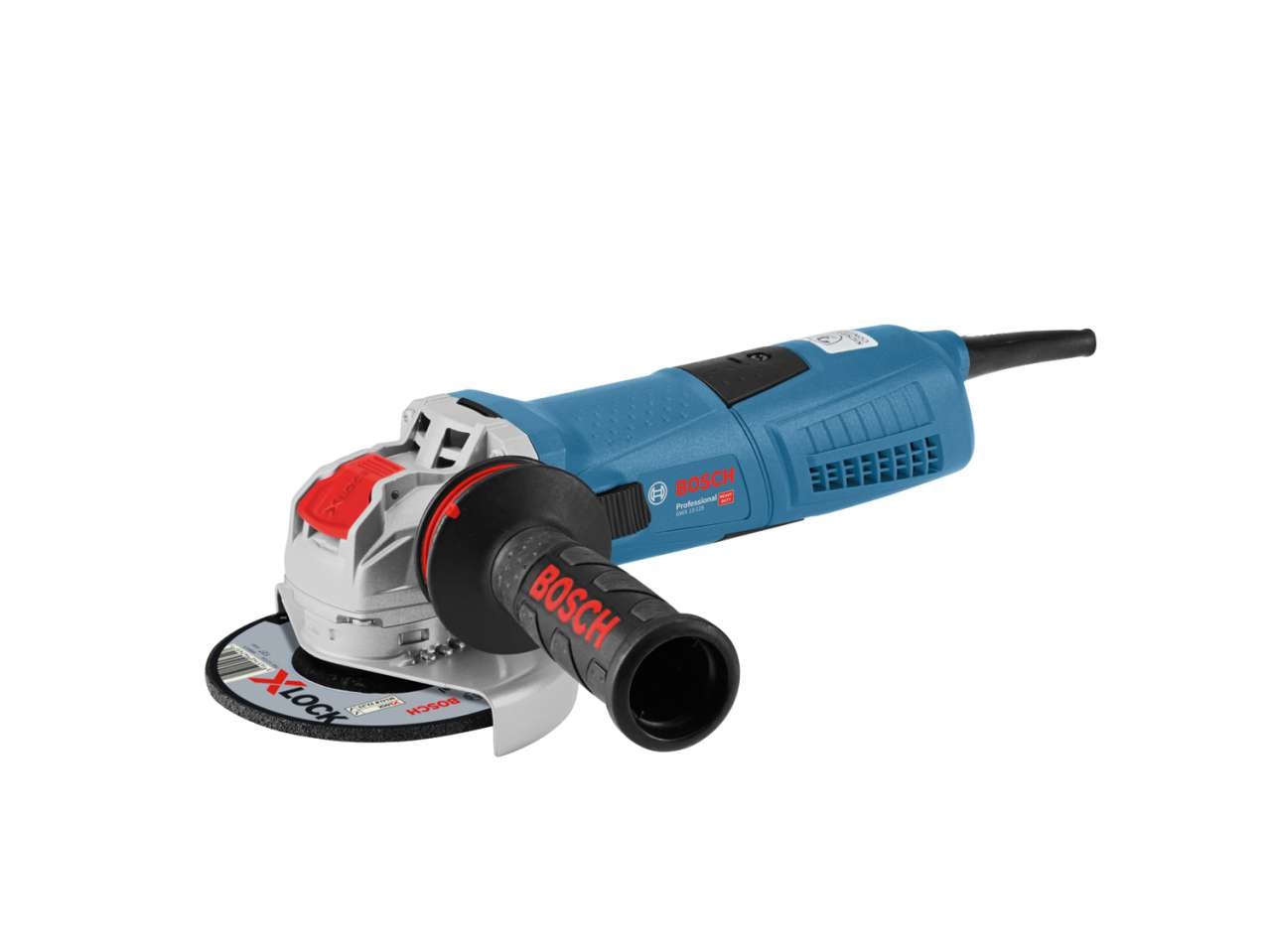 Bosch Vinkelslip GWX 13-125 Professional i kartong med tillbehörssats