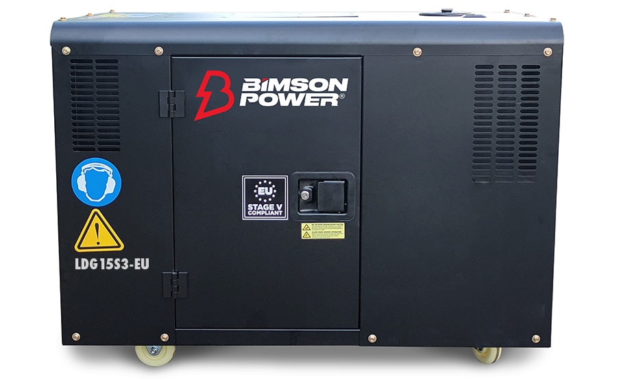Bimson Elverk 13kW 3-fas diesel, ATS