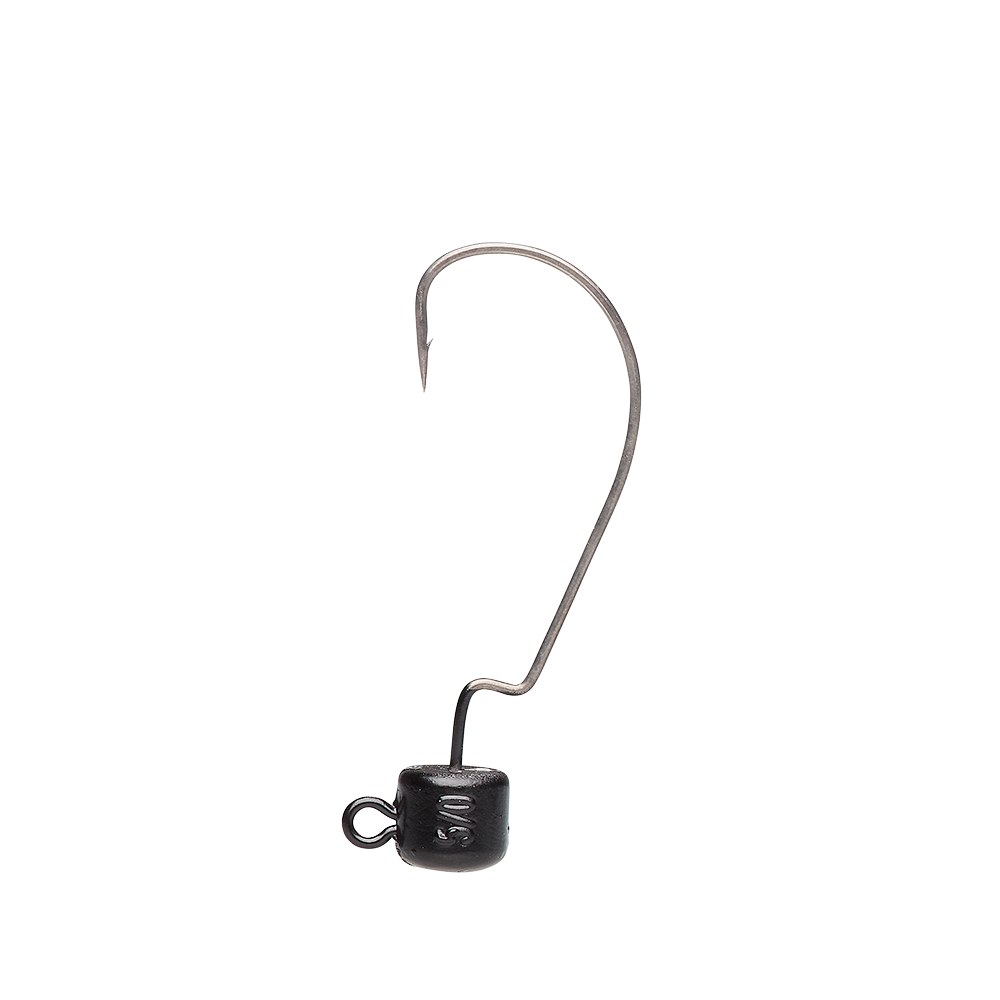 Ned Ewg Jighead #3/0 5G Matt Black 3Pcs