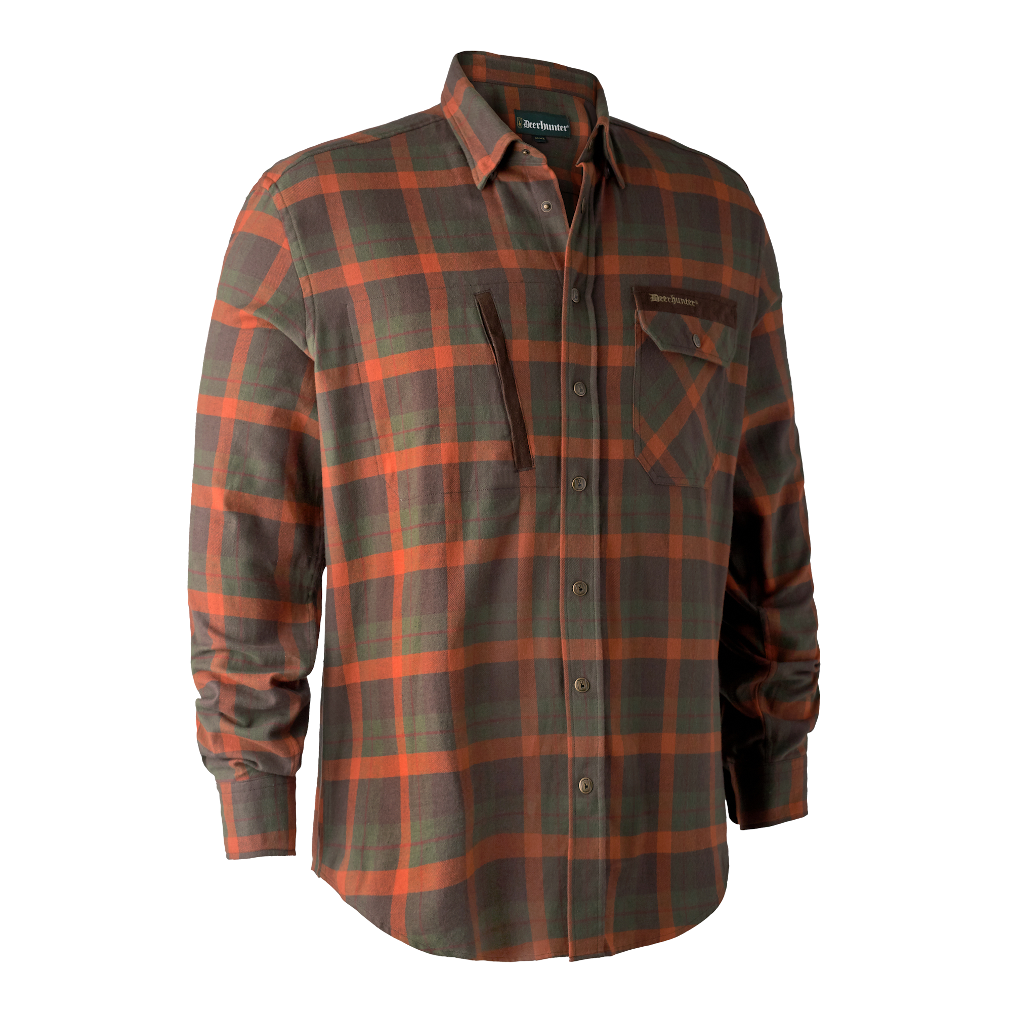 Deerhunter Ethan Skjorta Herr Orange Check