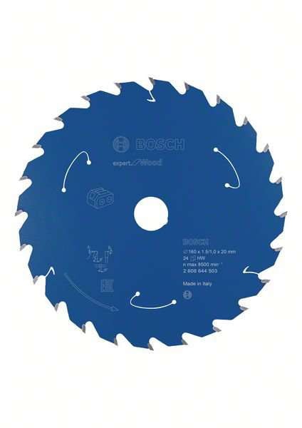 Bosch Sågklinga Expert for Wood 160×1,5/1×20mm 24T