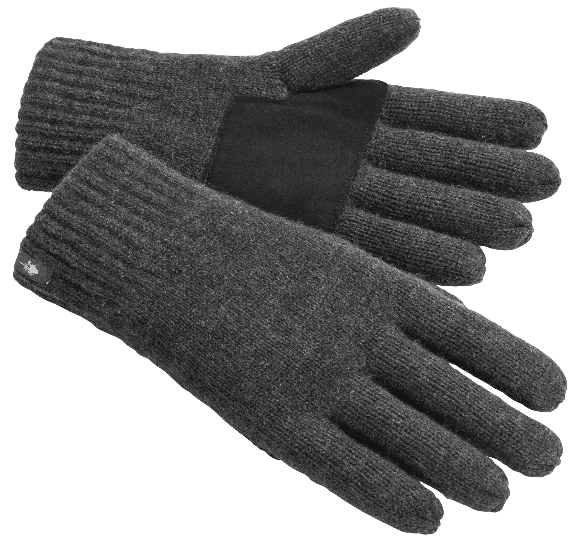 Pinewood Knitted Wool 5-Finger handske Dark Anthracite Melange