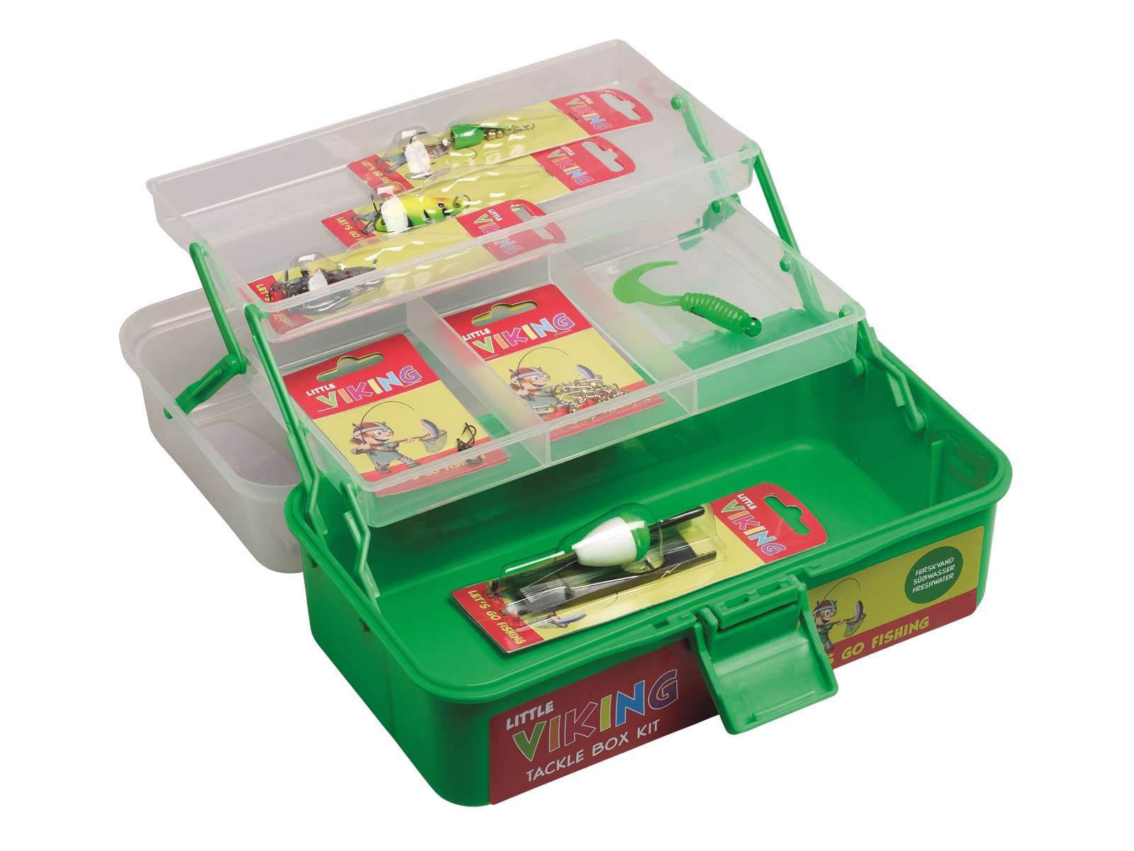 Kinetic LITTLE VIKING TACKLE BOX KIT - GREEN