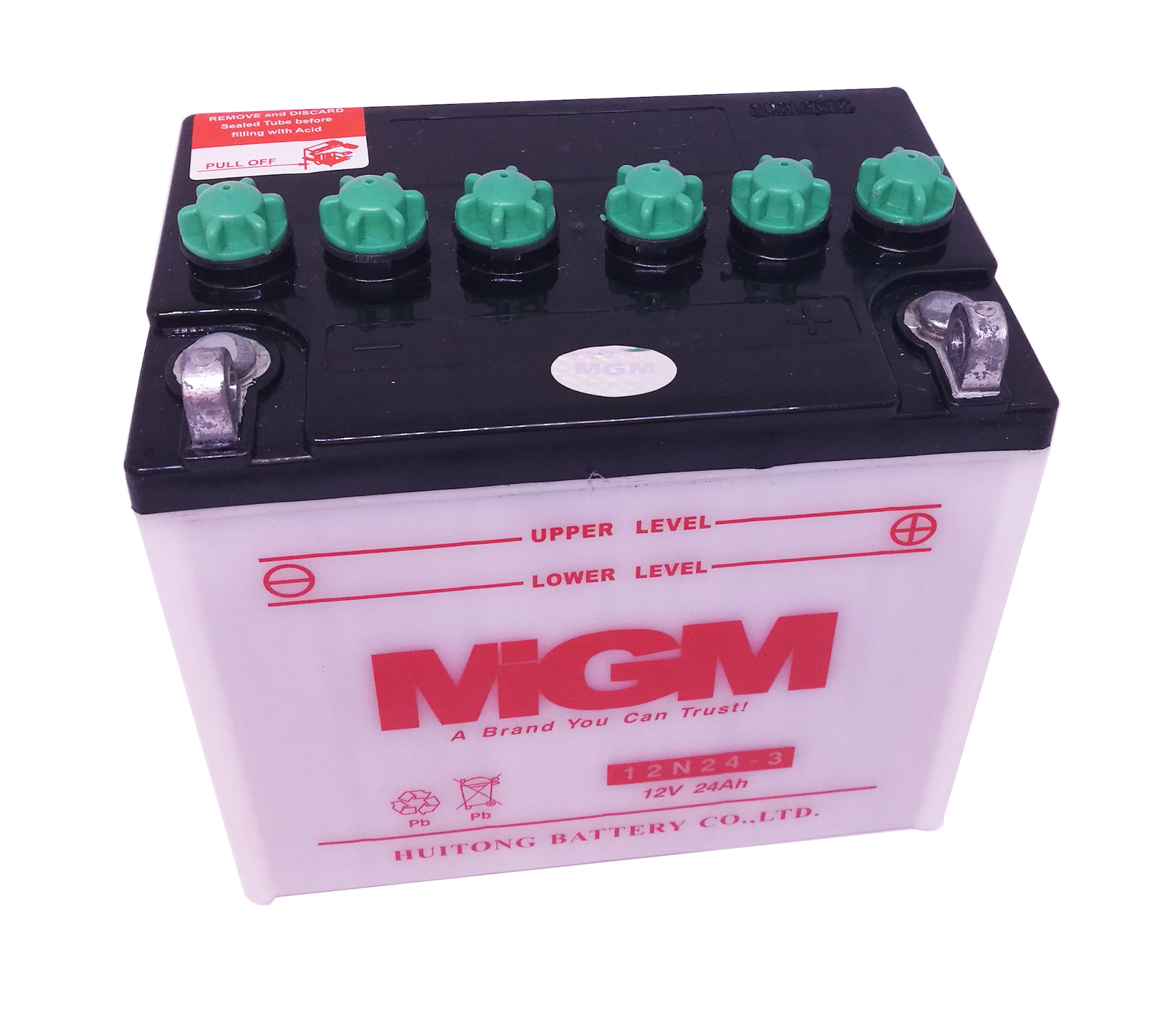 Batterie 12N24-3 für Gartentraktoren