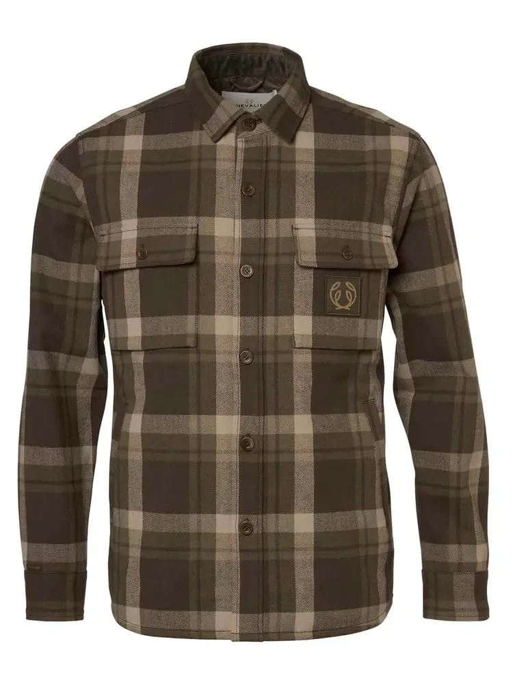 Chevalier Axe Overshirt Herre Timber Brown Checked