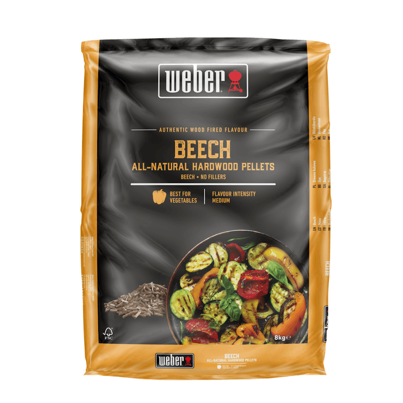 Weber Naturlig pellets av bøketre