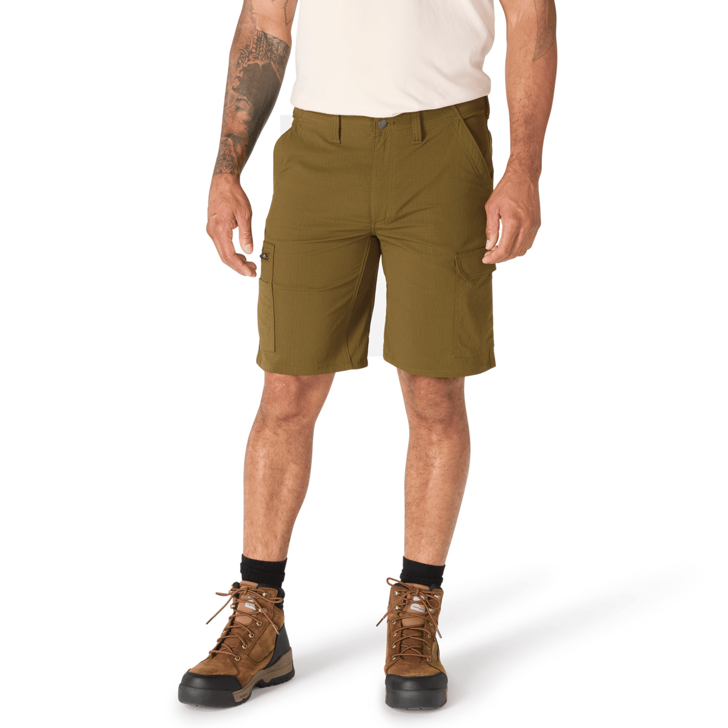 Carhartt Relaxed 10" Carhartt Force™ Ripstop Cargo Short Men Burnished Logs