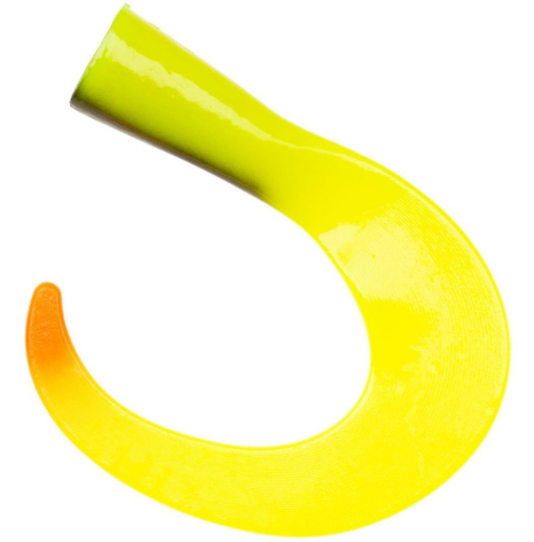 Abu Garcia McHybrid Spare Tail Chartreuse 2-pack -