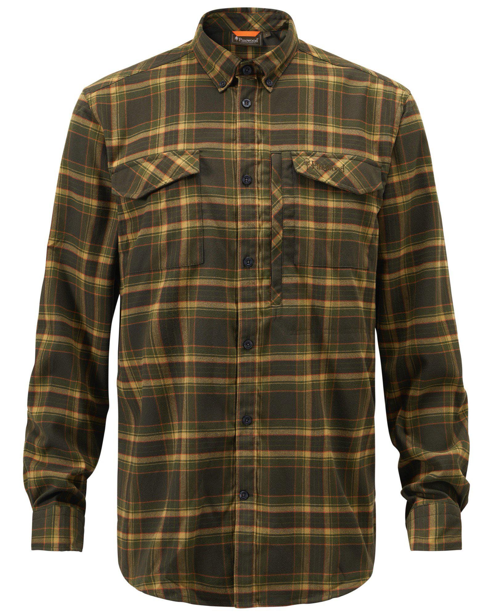 Pinewood Abisko Hiking Flannelskjorta Herr Moss Green XXL
