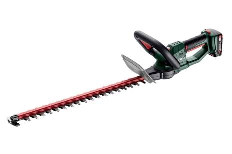 Metabo Pensasleikkuri HS 18 LTX 55 sisältää 2x2Ah akut ja laturin