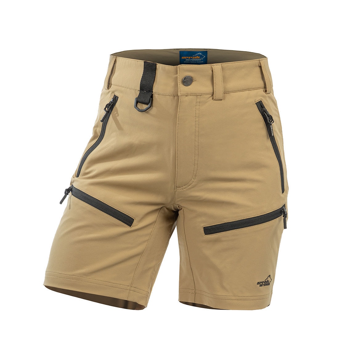 Arrak Outdoor Motion Stretch Shorts W Khaki 36 -