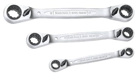 Teng Tools Ringspärrnyckelsats 6503RX 9-19mm 3 delar