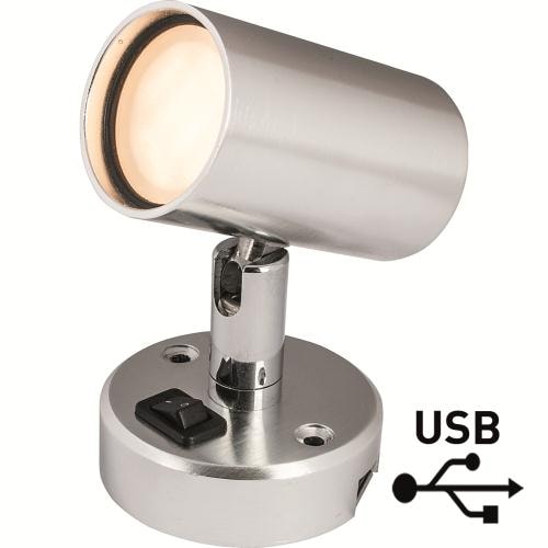 Båtsystem Lighting Lampa Tube D1 med Usb