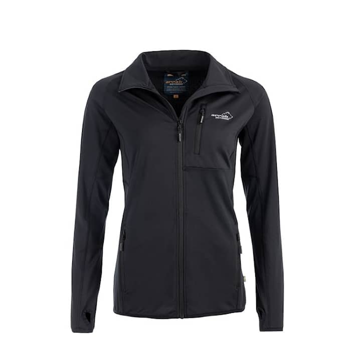 Arrak Outdoor Action Trainingsjacke Damen Schwarz
