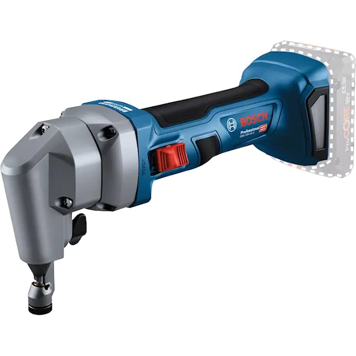 Bosch Nibblare GNA 18V-16 E uden batteri og oplader.