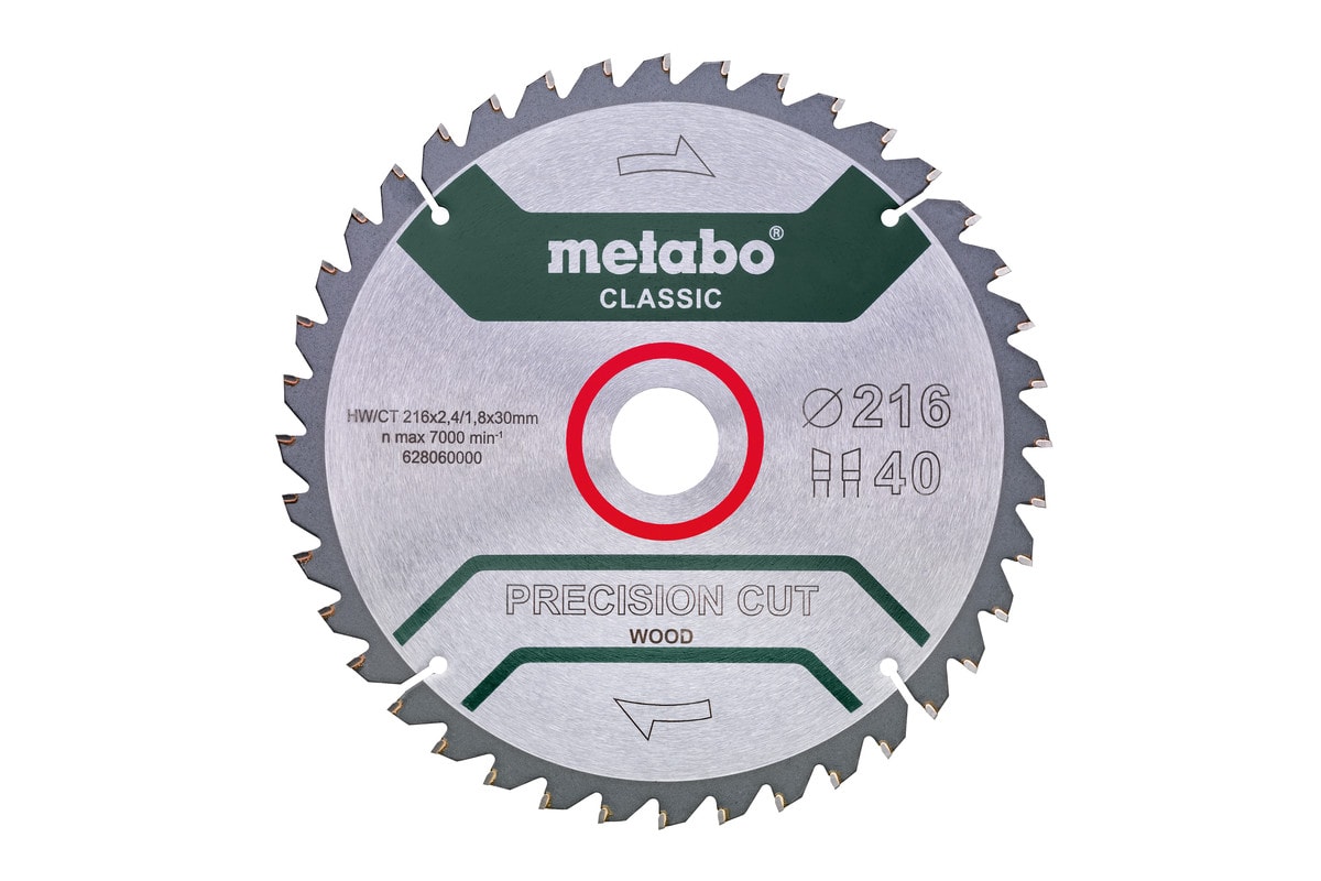 Metabo Sahanterä 216 x 2,4 x 30 mm