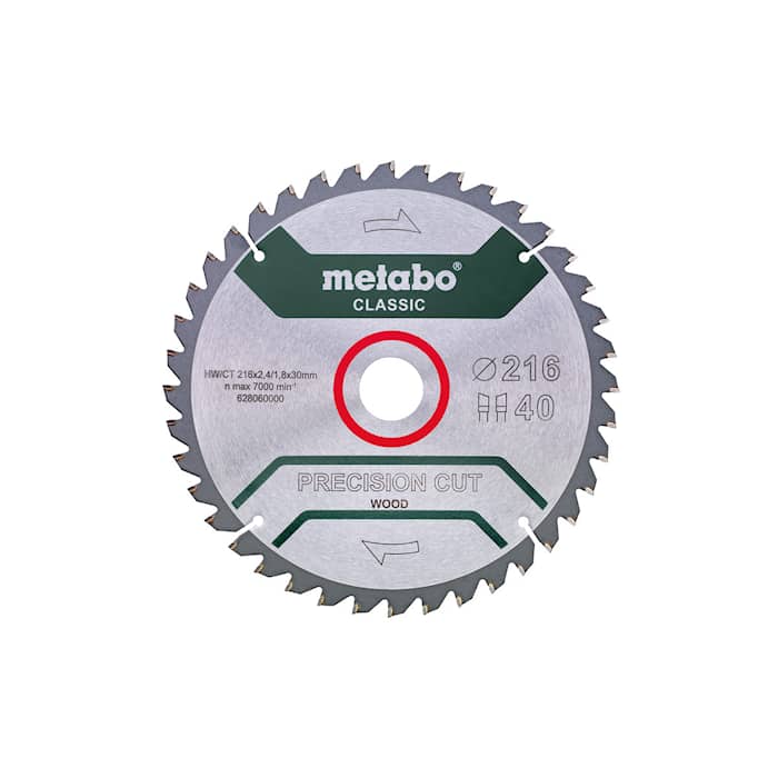 Metabo sågklinga 216x 2,4x 30mm