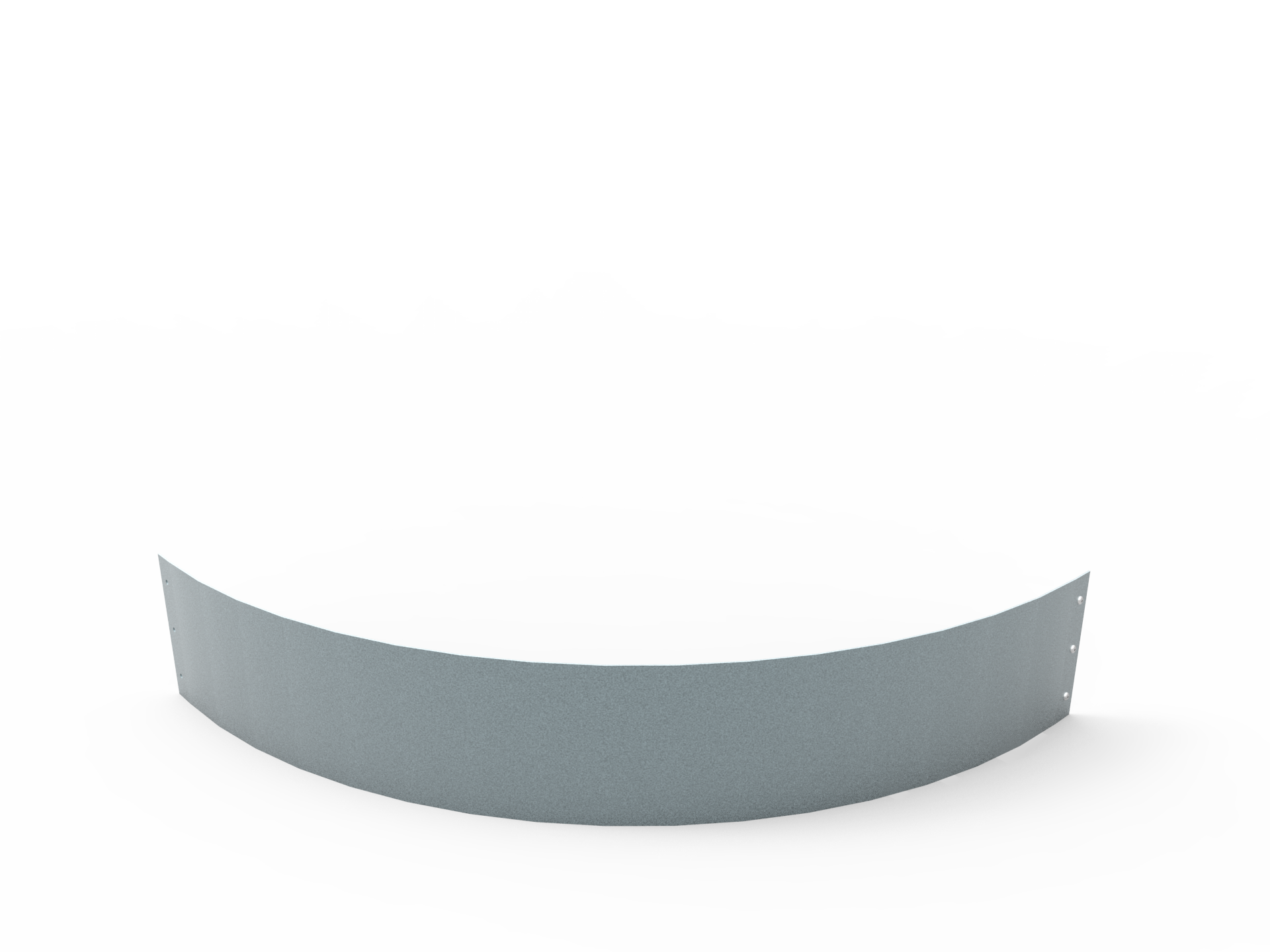 Flexigarden Planteringskant Aluzink 180 mm Kvartsbåge