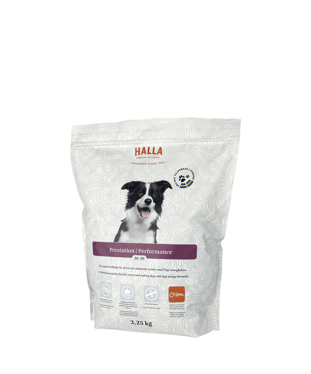 Halla Prestation Qrill Hundfoder 3,25 kg