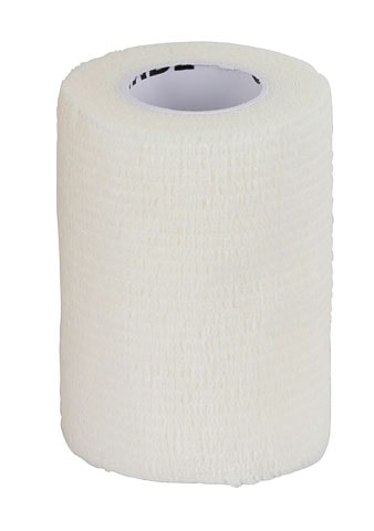 Självhäftande bandage 10cmx4,5m, Vit -