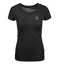 Anar Galda T-Shirt Merinowolle Damen Schwarz