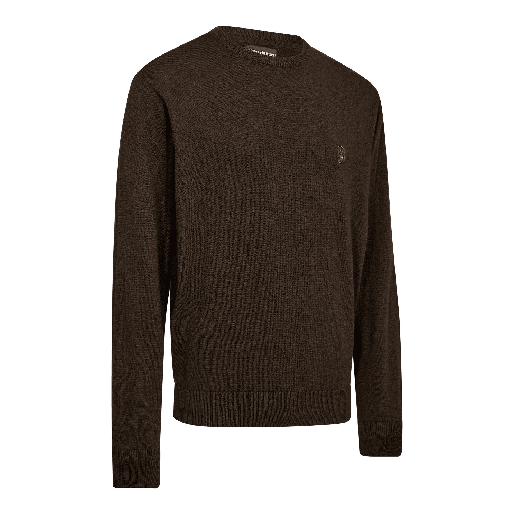 Deerhunter Harrington O-neck Knit Brown melange