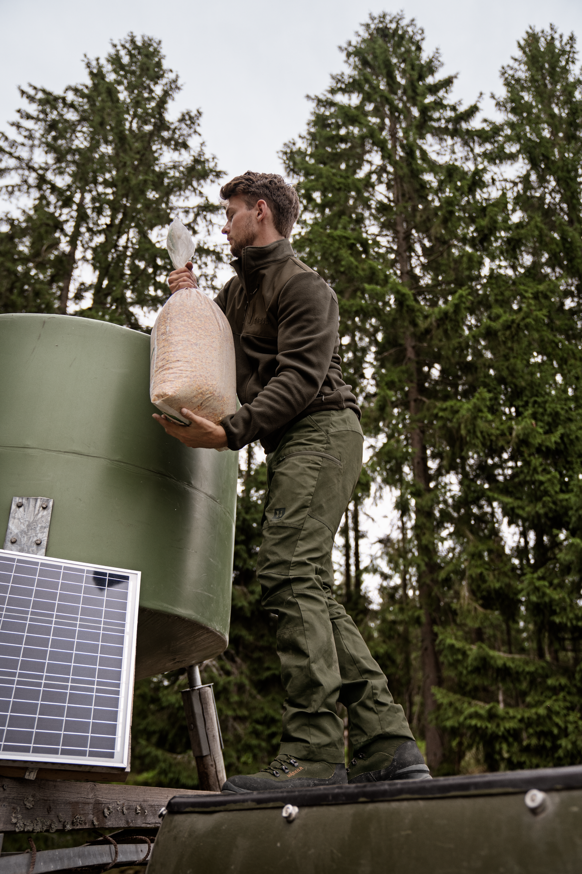Härkila Fjell  Fleece Jacka Shadow brown 6.jpg