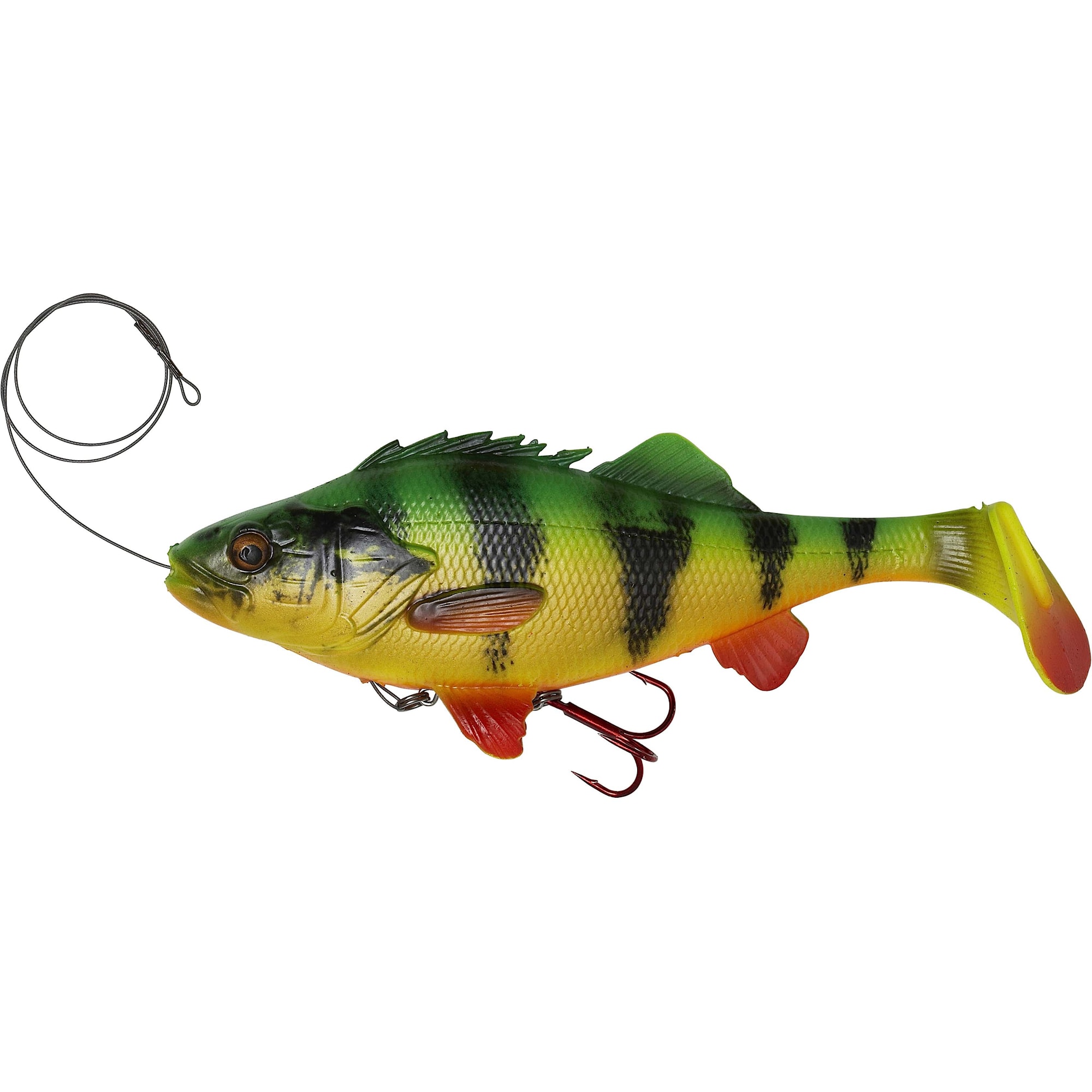 SG 4D Line Thru Perch Shad 23 cm SS Firetiger