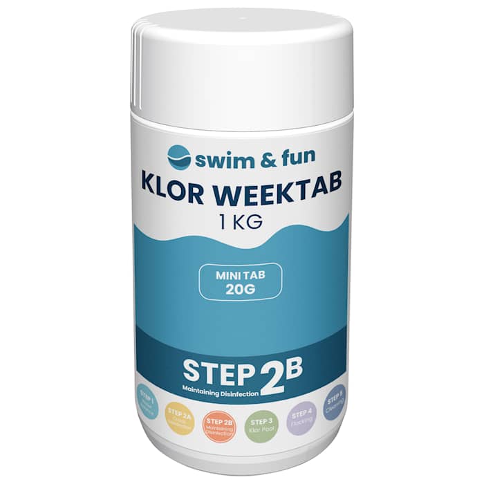 Swim & Fun Klor WeekTabs Pool 20g, 1kg