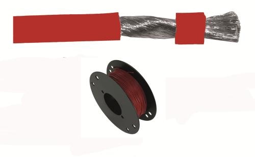 Pro Supply Kabel Röd 4mm 10M Förtent