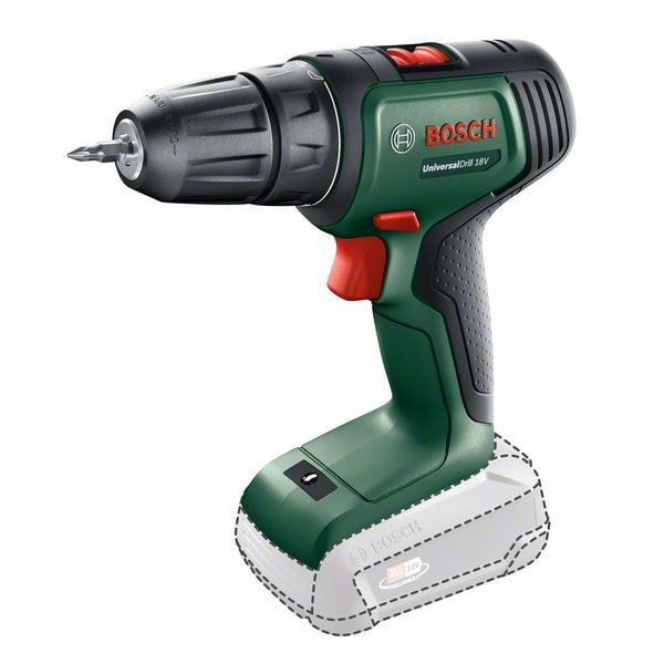 Bosch Borrskruvdragare UniversalDrill 18 utan batteri & laddare