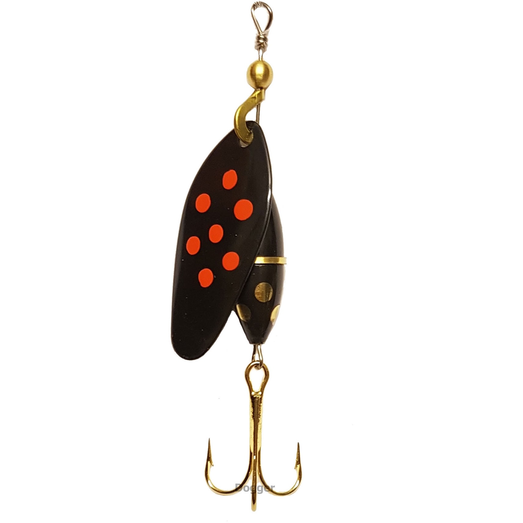 Panter 7 g Svart/Röd Prick