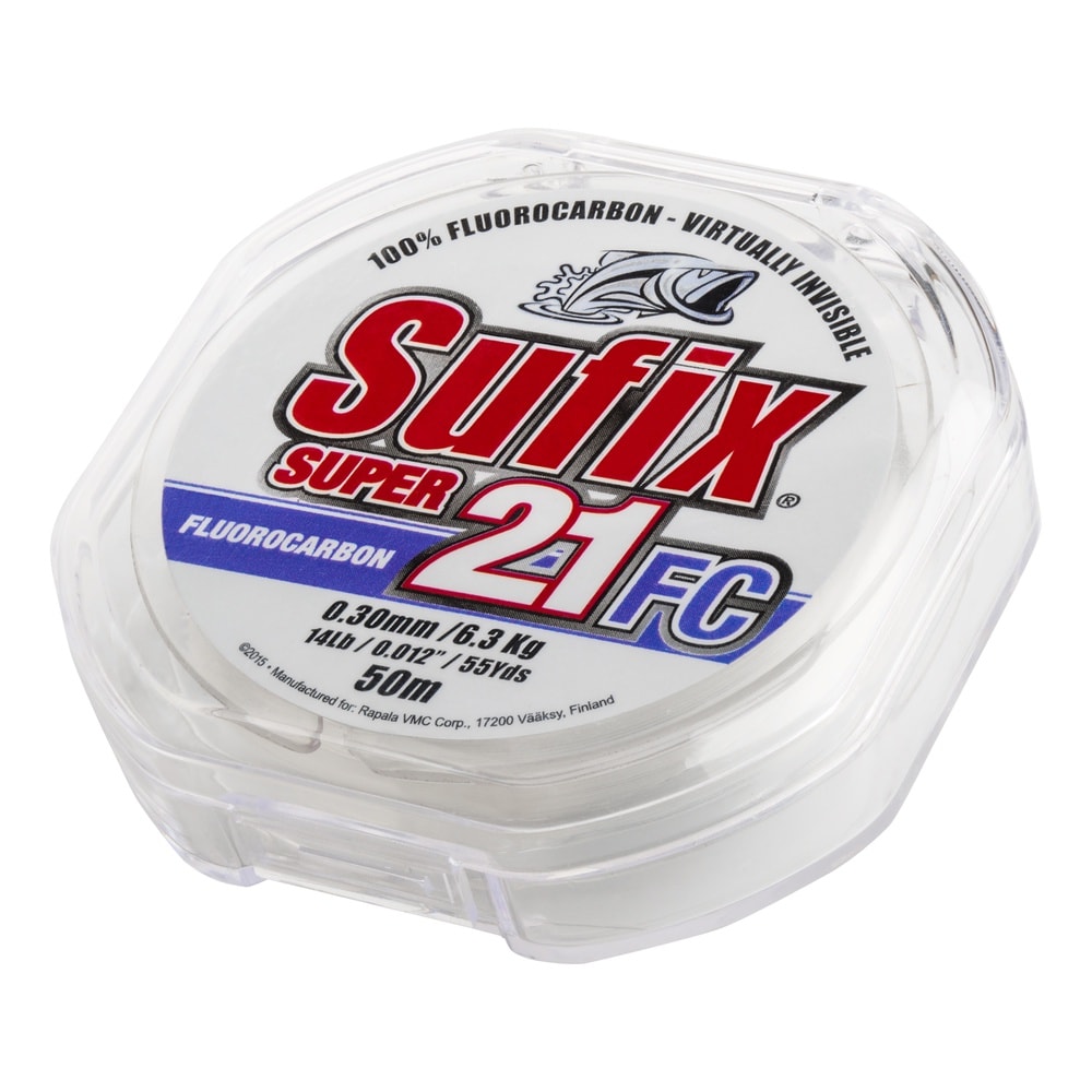 Sufix Super 21 Fluorocarbon 50m Tafsmaterial