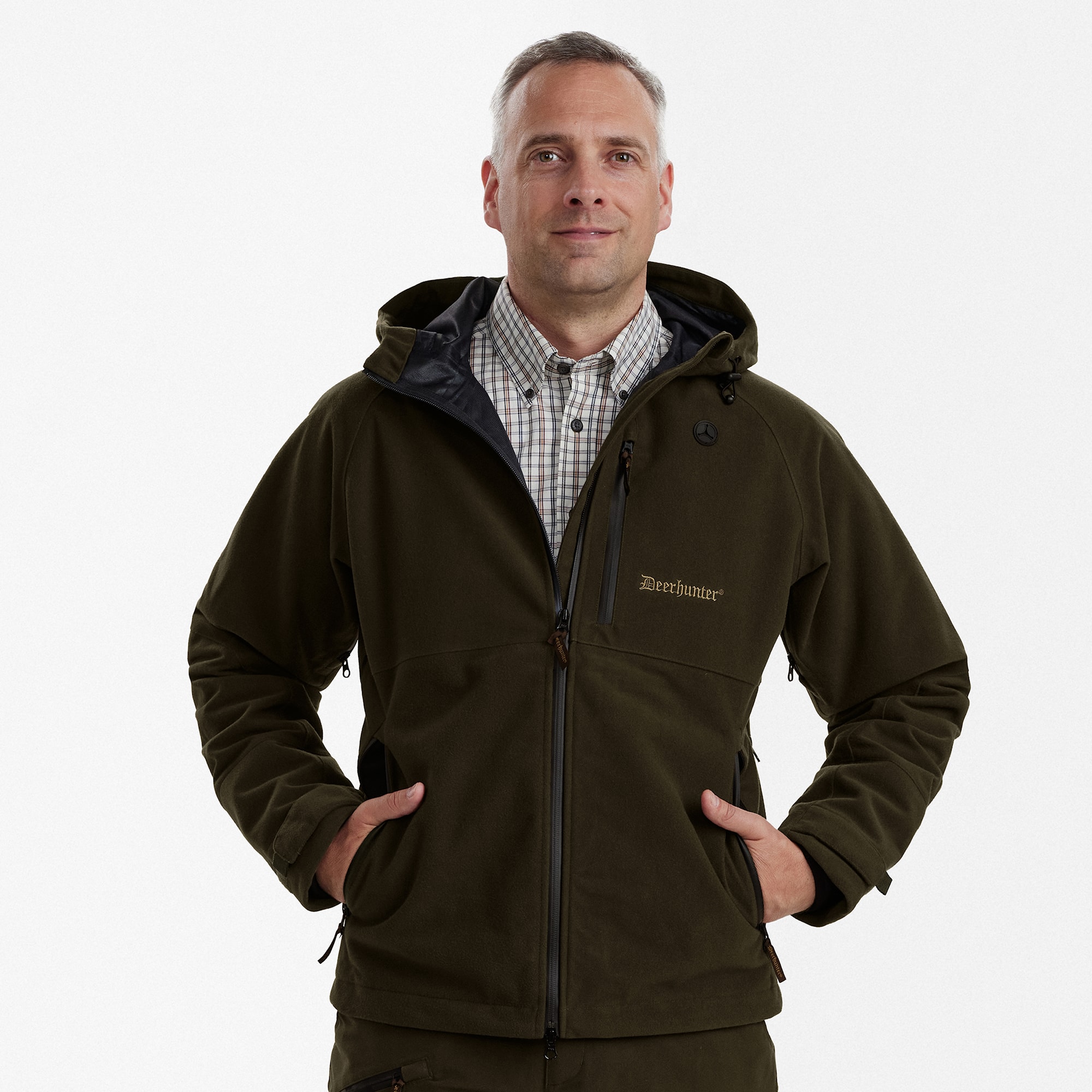 Deerhunter PRO Gamekeeper Jacka - kort Herr Peat 3XL