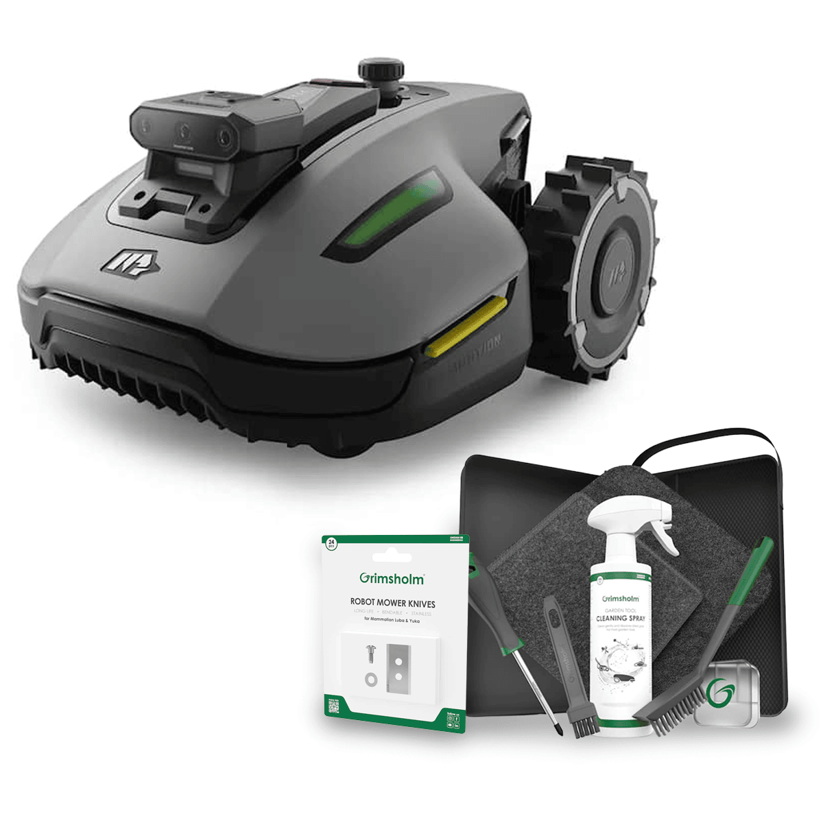 Mammation Yuka 2 mini 800 robotplæneklipper plus pakke