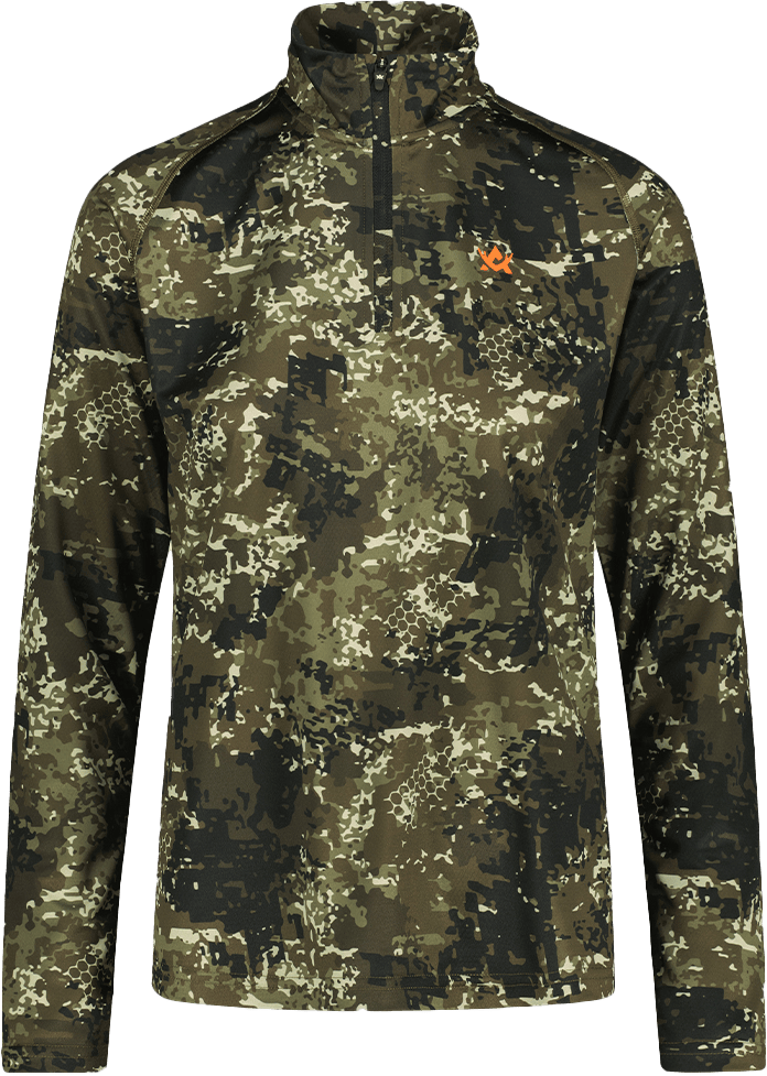 Alaska 1795 CoolDry Half-Zip Top Women Blindtech Forest